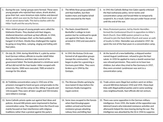 Nazi Germany - Opposition