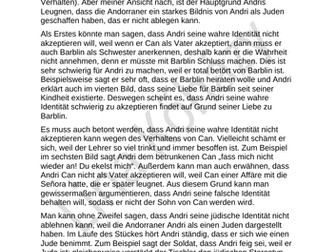 Warum findet Andri es unmöglich, seine wahre Identität zu akzeptieren?