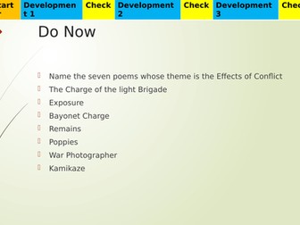 AQA Power and Conflict Anthology Poetry Revision