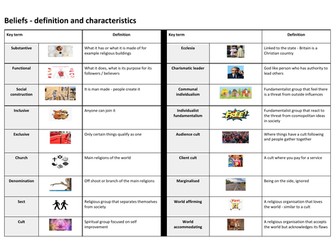 A-Level Sociology Literacy Beliefs