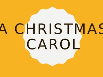 A Christmas Carol break down