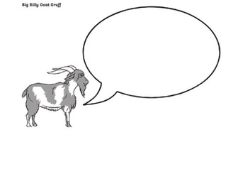 Speech bubbles (Billy Goat Gruff)