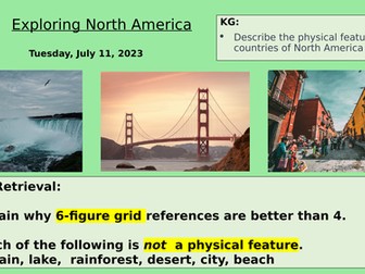 Exploring North America: Reading height on maps (2 lessons)