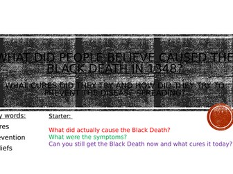 Black Death - cures and beliefs
