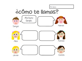 ?Cómo te llamas? ?Cuál es tu nombre? ?Quien es?