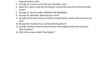 The Iron woman comprehension questions