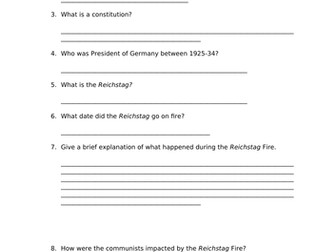 Nazi control and dictatorship booklet