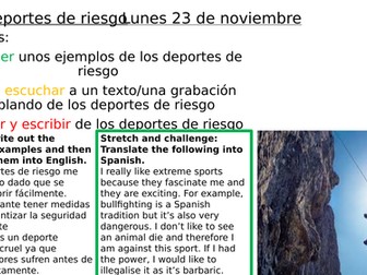 Comparatives and superlatives.