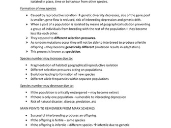 TOPIC 4 A LEVEL BIOLOGY EDEXCEL (A) - A* NOTES