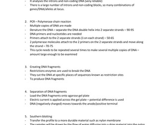 TOPIC 6 A LEVEL BIOLOGY EDEXCEL (A) - A* NOTES