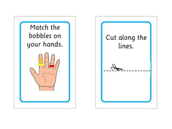 Fine motor cards