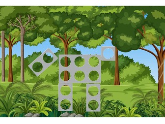 Numicon Jungle theme base board