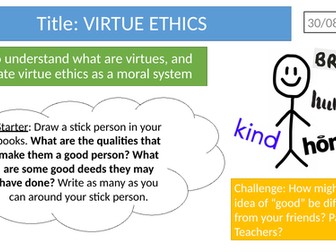 PRE - KS3 Moral Philosophy Bundle