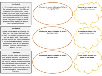 PRE - KS3 Moral Responsibility Bundle