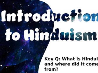 KS3 Hinduism unit  - 6 lessons