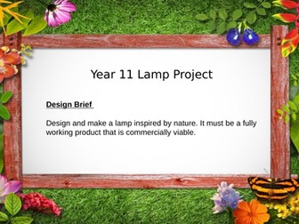 Design Technology Mini Lamp Project KS4