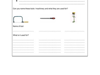 DT Health and Safety - Starter / Do Now activity