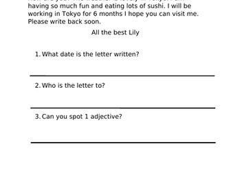 Japan Themed letters