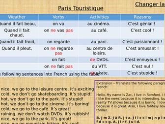 Studio 2 Vert - Module 2 - French