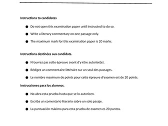 Practice Paper 1 - Prose non fiction (Portugal)/Poetry(Brazil)