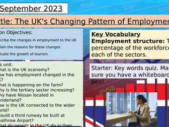 2. Changing employment in the UK (KS3)