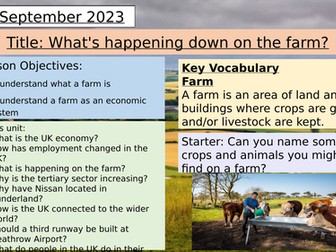 3. Farming and agriculture in the UK (KS3)