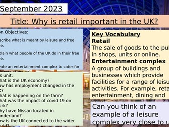 7+8. Retail in the UK (KS3)