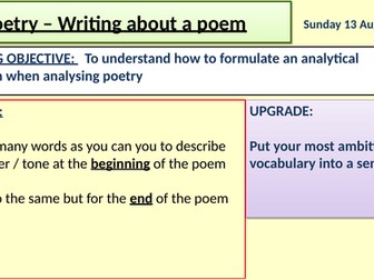 Not My Business - Niyi Osundare - 4 lessons