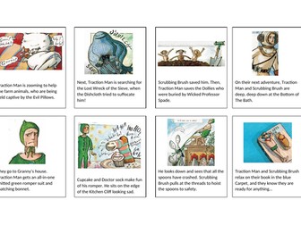 Traction Man Story Sequencing