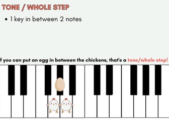 Semitones & Tones/ Half Steps & Whole Steps