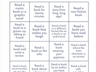 Reading Challenge Bingo