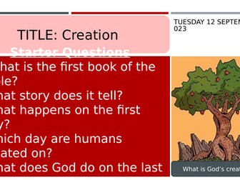 AQA Religious Studies B: Creation