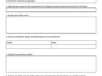 MYP5 Diagnostic Test