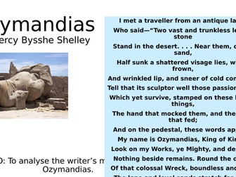 Ozymandias Lesson KS3 Resource