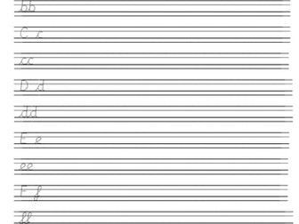 cursive handwriting practise pack
