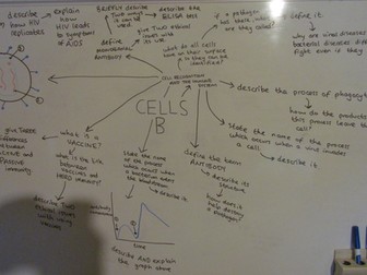 AS Biology Cells Questionmap