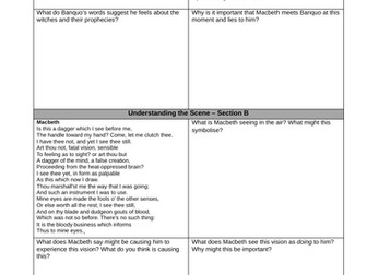 Macbeth - Act 2 Workbook