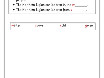 Northern lights description