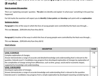AQA Germany 1890-1945 exam questions