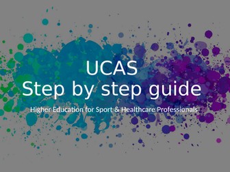 UCAS Step by step guide