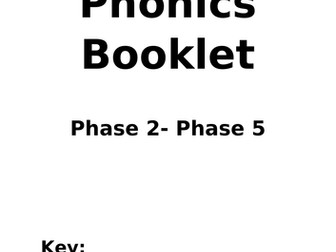 Phonics Assessment Booklet