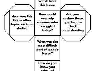 Plenary Dice Template