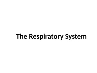 T level health/HCS respiratory system