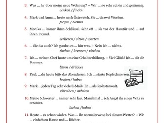 German as Second Language - Deutsch - Präsens - Present Simple - Deutsche Verben