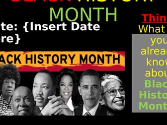 Black History Month Assembly!