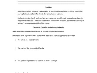 Feminism and the Family