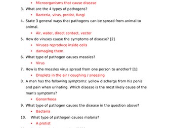 AQA Trilogy Biology Paper 1