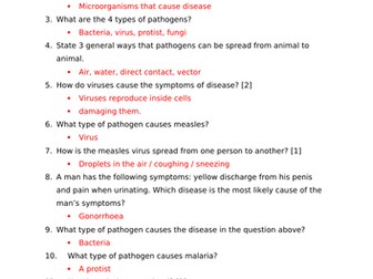 AQA Trilogy Biology Paper 1