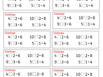 Addition and Subtraction within 10