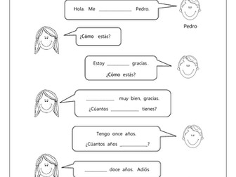 SPANISH - GREETINGS and CONVERSATIONS